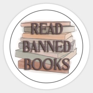 Banned Books Sticker